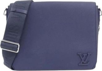 Louis Vuitton Borsa Messenger Vintage Pre-owned - - Pre-owned - Uomo - Blu - ONE SIZE