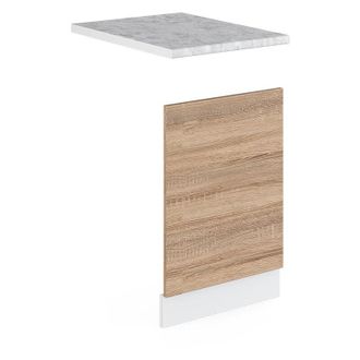 Vicco Panel frontal R-Line, Sonoma, 45 cm, et Mármol