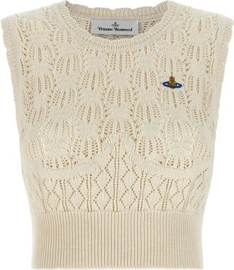 Vivienne Westwood Cotton Sleeveles Womens T-Shirt
