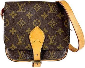 Louis Vuitton Pre-owned Cross Body Bags, female, Brown, Size: ONE SIZE Pre-owned Vintage Canvas Crossbody Bag