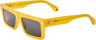 Off-white Off White Chandler rechthoekige zonnebril voor dames (Geel/Grijs)