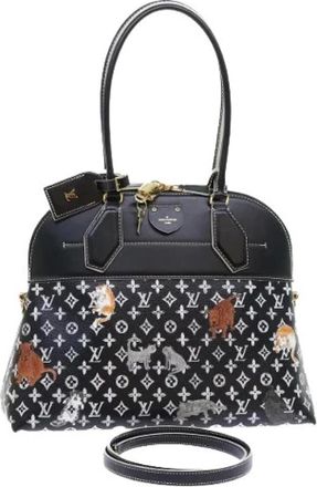 Louis Vuitton Pre-owned Canvas Handtas - Dames - Vintage Handtas - Zwart - ONE Size - Vintage