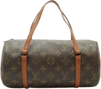 Louis Vuitton Pre-owned Papillon 26 - Dames - Vintage Handtas - Bruin - ONE Size - Leer - Vintage