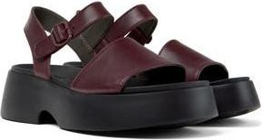 Camper Tasha Slingback Platform Sandal in Burgundy at Nordstrom Rack, Size 39