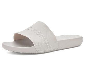 FitFlop Iqushion Pool Slides Mens Wedge Shoes Pale Grey : 12.5 M (D), Rubber