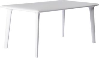 Resol Dessa Mesa Rectangular Interior, Exterior 160x90 Blanco