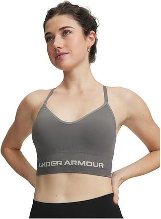Under Armour Vanish Seamless Low Bra Womens Bra Clay Green/Titanium : LG (US 12-14), Polyester