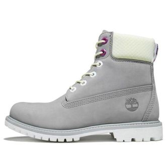 Timberland (WMNS) Timberland Premium 6 Inch Waterproof Boot Grey Nubuck A2HWU085