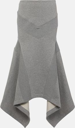 The Attico Cotton midi skirt