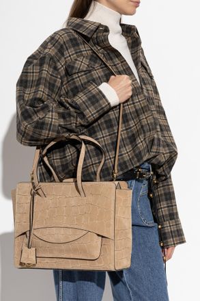 Hidesins Flap Large Bag, Womens, Beige