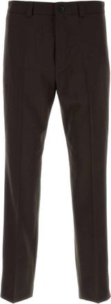 Gucci Brown Flat Front Pants