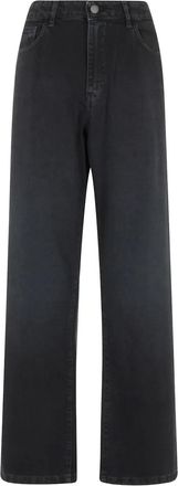 Federica Tosi Jeans con bottoni - Nero