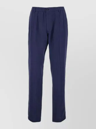 Emporio Armani linen trousers side pockets back pocket
