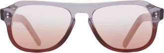 Cutler and Gross Burgundy Gradient Pilot Unisex Sunglasses CG0822V2S 002 53