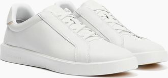 Cole Haan Mens Cole Haan Grand Crosscourt Nubuck Mens Optic White/Natural Trainers - Size: UK 9.5 / eu 43.5 / us 10.5