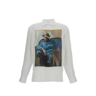 Junya Watanabe Graphic-print Long-sleeve Shirt