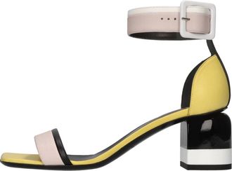 Pierre Hardy Alpha Gae Sandaal - Dames - Sandalen met hakken - Veelkleurig - 40 EU - Leer - Schoenen