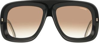 Carrera FLAGLAB 18 2M2/HA Womens Sunglasses Black Size 57