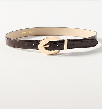 Dolce Vita Crocodile Print Belt