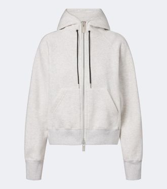 sacai Cotton jersey hoodie