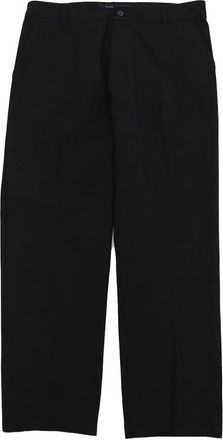 Noon Goons Mens Noon Goons Pants Black Regular Fit Flat Front Straight Leg Trouser RED566