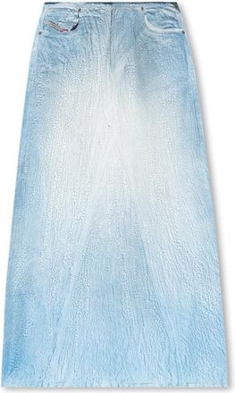 Diesel De-Pago-Fsd 1 Rok - Dames - Maxi Rokken - Blauw - W24 - Rokken