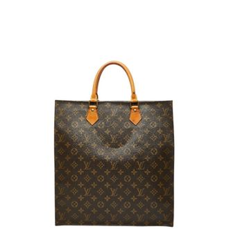 Louis Vuitton Brown Pvc Leather Handbag Tote Bag (Pre-Owned)