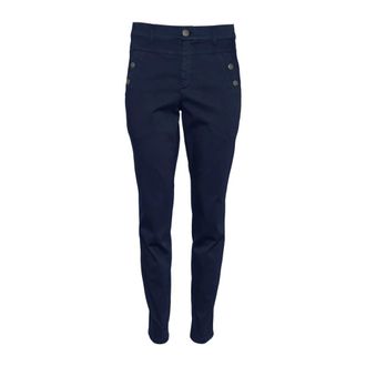 2-Biz Karcemona Slim-Fit Denim Broek - Dames - Slim Fit Broeken - Blauw - S - Denim - Broeken