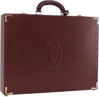 Cartier Pre-owned Bags, female, Red, Size: ONE SIZE Pre-owned Trunk Bag