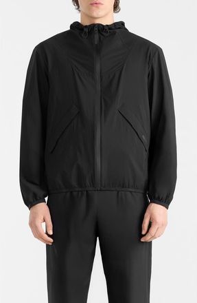 Mackage Reid Packable Rain Jacket in Black at Nordstrom, Size 36