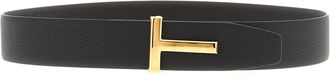Tom Ford Mens Multicolor Calfskin Regular Belt