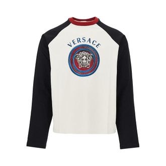 Versace Cotton T-shirt with Medusa Logo print Man XL