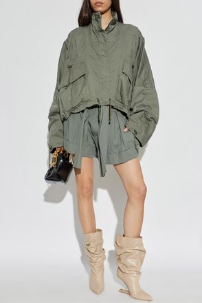 Balmain Oversize Jacket, Womens, Green