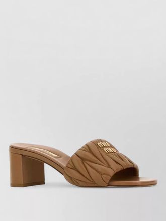 Miu Miu leather mules