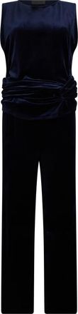 Alberta Ferretti Elegante Jumpsuit - Dames - Jumpsuits - Blauw - S - Polyester - Jumpsuits & Playsuits