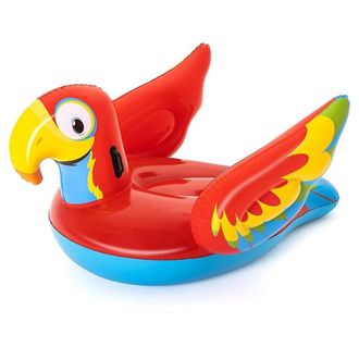 Trade Shop Trade Shop Traesio - Cavalcabile Gonfiabile Pappagallo 203x132 Cm Bambini Mare Animale Piscina 41127