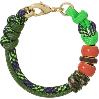 Roxanne Assoulin The Super Size Happy Cord Bracelet in Kiwi at Nordstrom