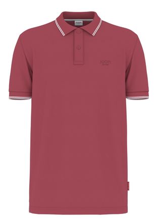Joop Poloshirt JOOP JEANS Agnello, Herren, Gr. XXL, rot (open rot), Jersey, Obermaterial: 95% Baumwolle, 5% Elasthan, clean, unifarben, regular fit normal,
