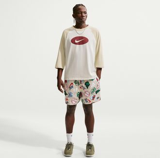 Nike Mens Nike Sportswear Club Woven Flow Shorts in Brown | IF0717-229