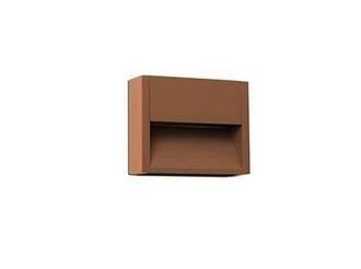 Netlighting Grada Outdoor Surface Mounted LED Wall Lamp Rust 3W 3000K IP54 in Brown