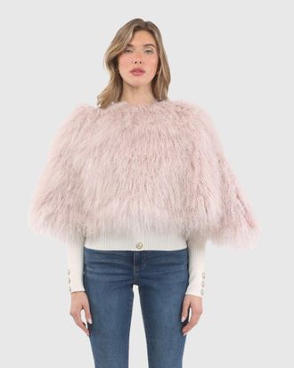 Gorski SELECT MONGOLIAN LAMB SHAWL