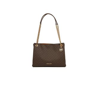 Michael Kors Bolso mensajero Christina mediano de triple fuelle - Bags - Mujer - Marr&oacute;n - ONE SIZE