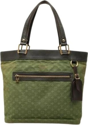 Louis Vuitton Pre-owned Lucille GM Tote Bag - Dames - Vintage Shopper - Groen - ONE Size - Vintage