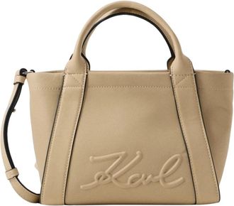 Karl Lagerfeld Sac Cabas K/Ville - Dames - Handtassen - Beige - ONE Size - Tassen