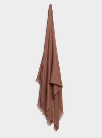 Simons Womens Lightweight pleated scarf