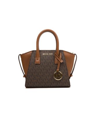 Michael Kors Avril Extra Kleine Schoudertas Bruin