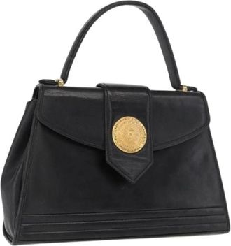 Saint Laurent Pre-owned Handbags, female, Black, Size: ONE SIZE Pre-owned Leather Handbag