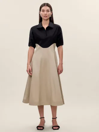 Rebecca Taylor Elspeth Colorblock Dress