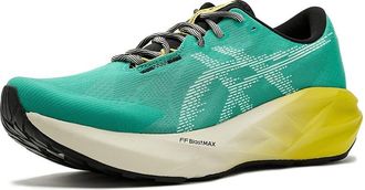 Asics Novablast 5 TR Mens Shoes Aurora Green/Light Dust : 10.5 D - Medium, Textile