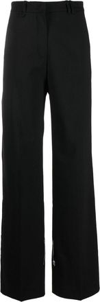 Jacquemus tapered-leg trousers - women - Cotton/Spandex/Elastane/Spandex/Elastane/Virgin Wool - 38 - Black